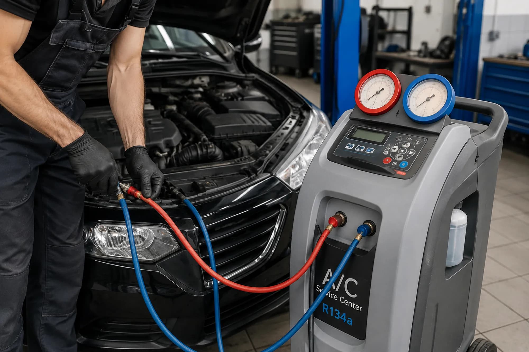 Automotive air conditioning service